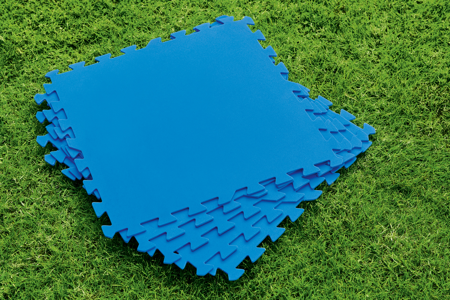 Pool-Bodenschutzfliesen Set 9 Stück,a50 x 50 cm, blau 58220_24 Pool-Bodenschutzfliesen Set 9 Stück,a50 x 50 cm, blau 58220_24