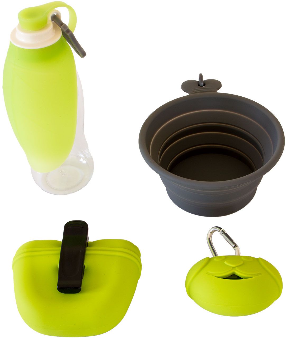 Hunde-Set to Go: Trinkflasche, Napf, Leckerli-Tasche, Kotbeutelspender PR-TOGO Hunde-Set to Go: Trinkflasche, Napf, Leckerli-Tasche, Kotbeutelspender PR-TOGO