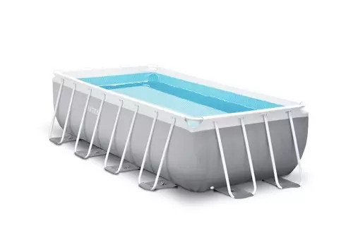Intex Frame Pool Set Prism Quadra 400 x 200 x 100 cm IN-126788GN Intex Frame Pool Set Prism Quadra 400 x 200 x 100 cm IN-126788GN