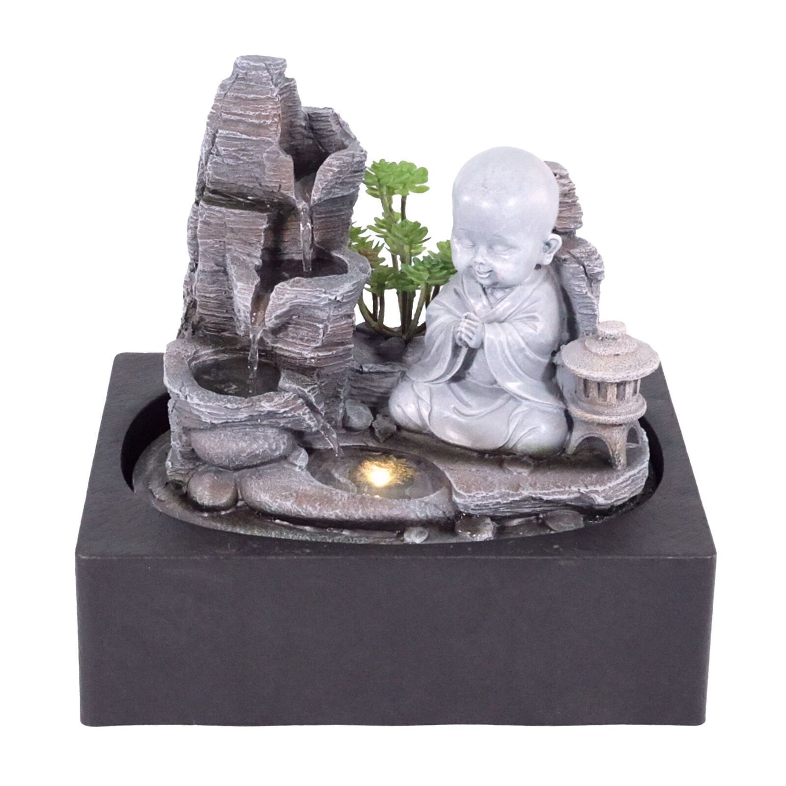 Zimmerbrunnen mit LED-Beleuchtung, Dekobrunnen “Mönch” für die Wohnung NA194 Zimmerbrunnen mit LED-Beleuchtung, Dekobrunnen “Mönch” für die Wohnung NA194