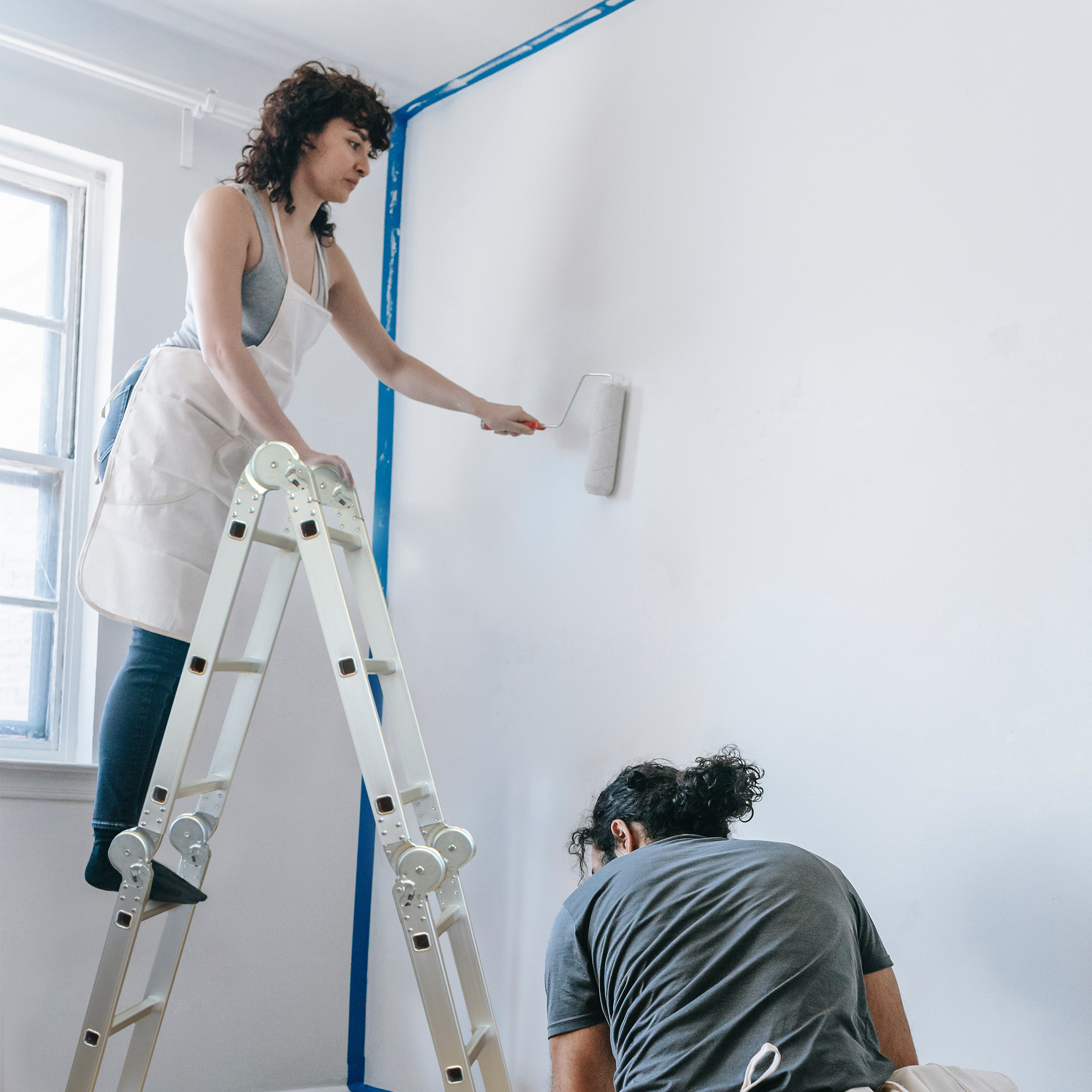 Aluminium Multifunktion Klappleiter 4-teilig, 3,5 m, bis 150 kg, Stehleiter, Leitergerüst NA146 Aluminium Multifunktion Klappleiter 4-teilig, 3,5 m, bis 150 kg, Stehleiter, Leitergerüst NA146