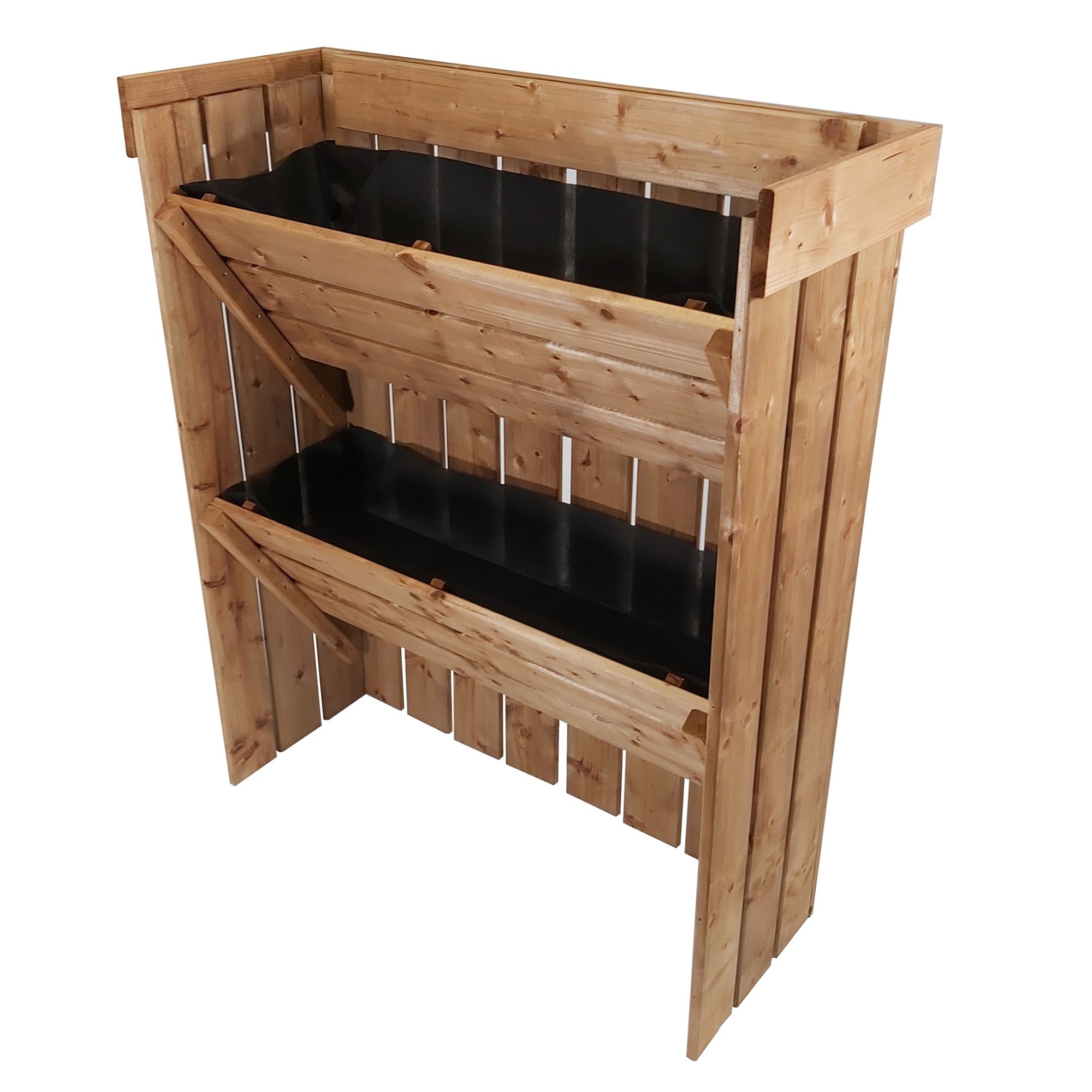 Blumentreppe aus Holz, Pflanzregal mit Gartenvlies, Blumenkasten als Sichtschutz Blumentreppe aus Holz_M Blumentreppe aus Holz, Pflanzregal mit Gartenvlies, Blumenkasten als Sichtschutz Blumentreppe aus Holz_M