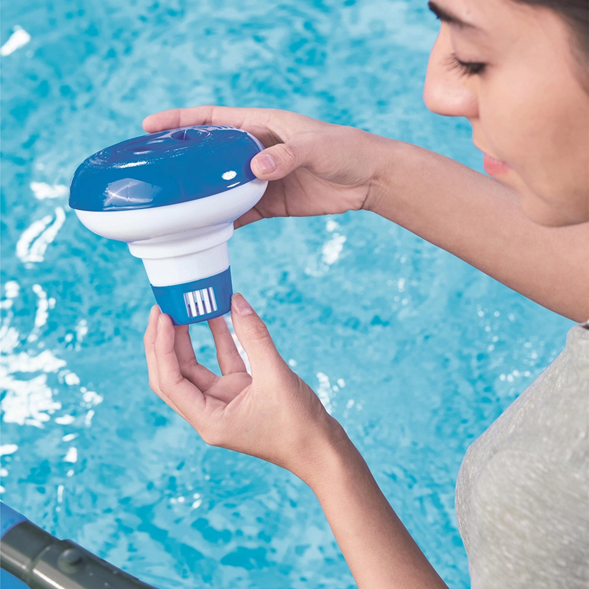 Flowclear Dosierschwimmer für 20g Chlortabletten 58210_19 Flowclear Dosierschwimmer für 20g Chlortabletten 58210_19