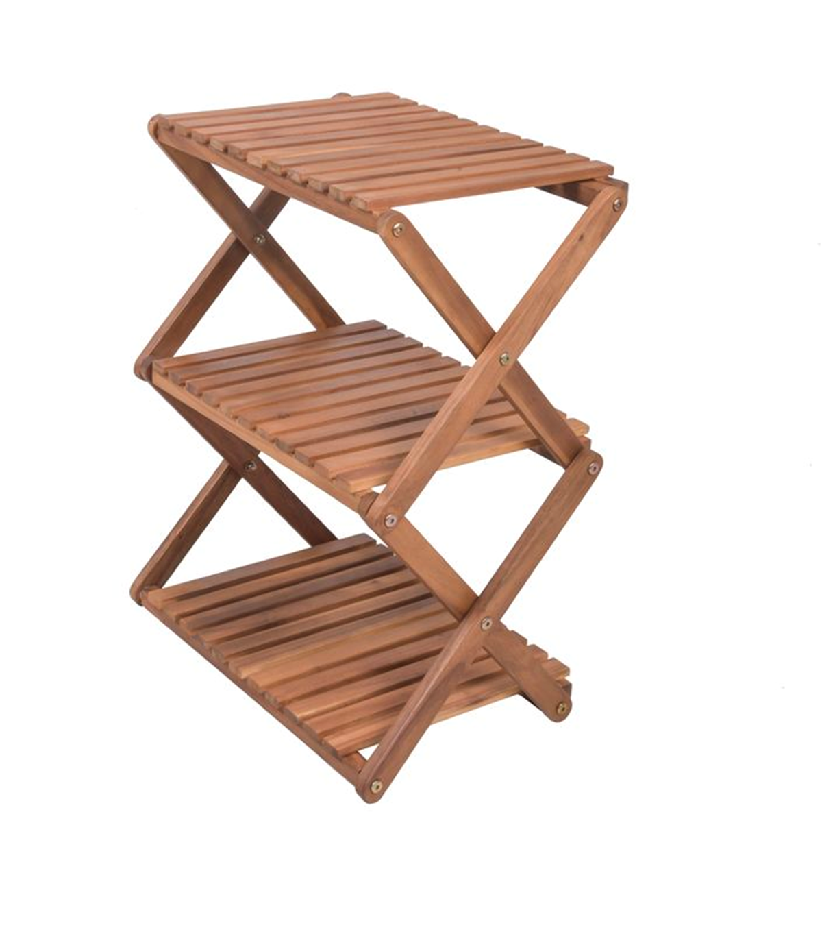 Pflanzregal aus Akazienholz mit verschiedenen Ebenen HI-985184 Pflanzregal aus Akazienholz mit verschiedenen Ebenen HI-985184