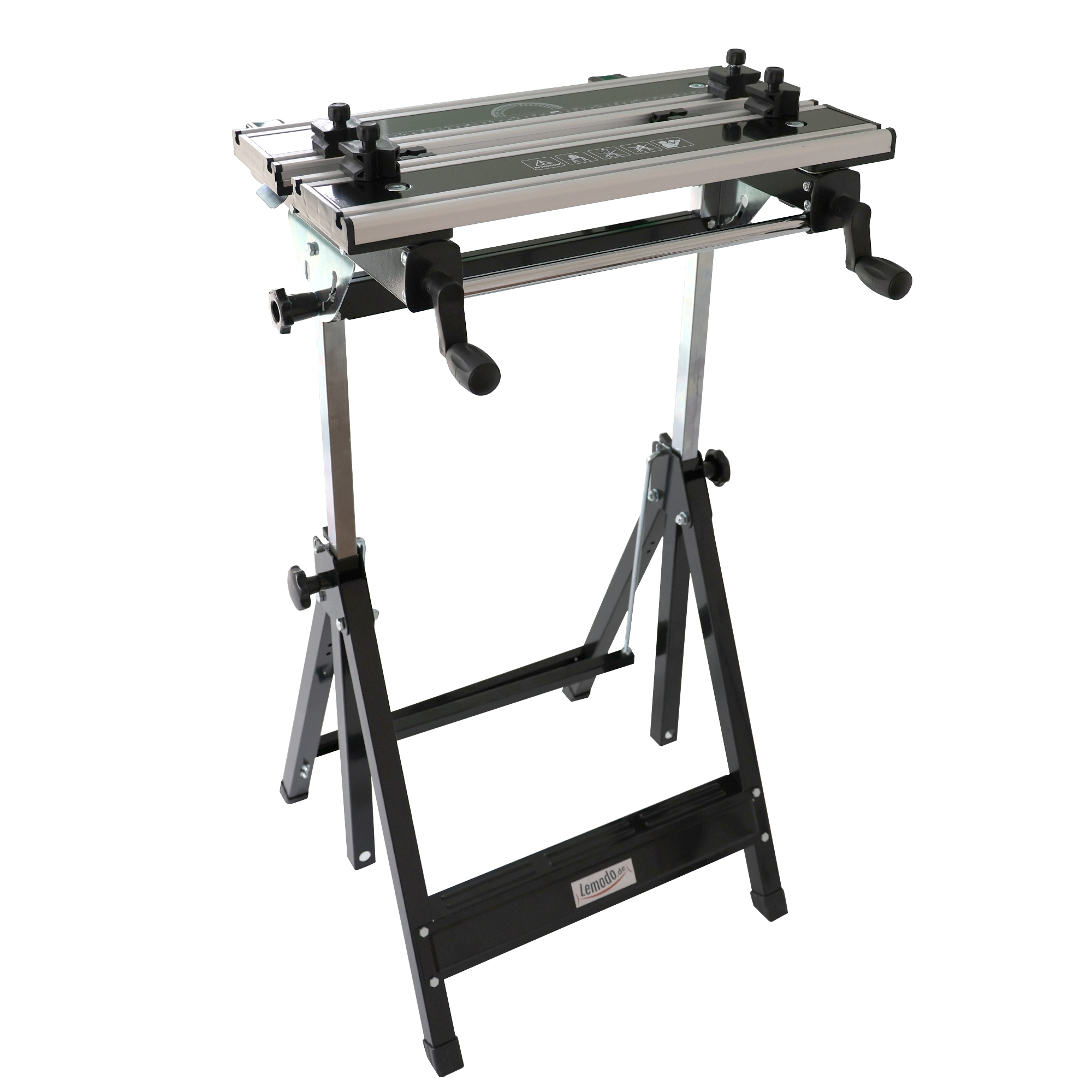 Profi Werkbank, Metall, klappbar, verstellbare Höhe und Neigung YT010 Profi Werkbank, Metall, klappbar, verstellbare Höhe und Neigung YT010