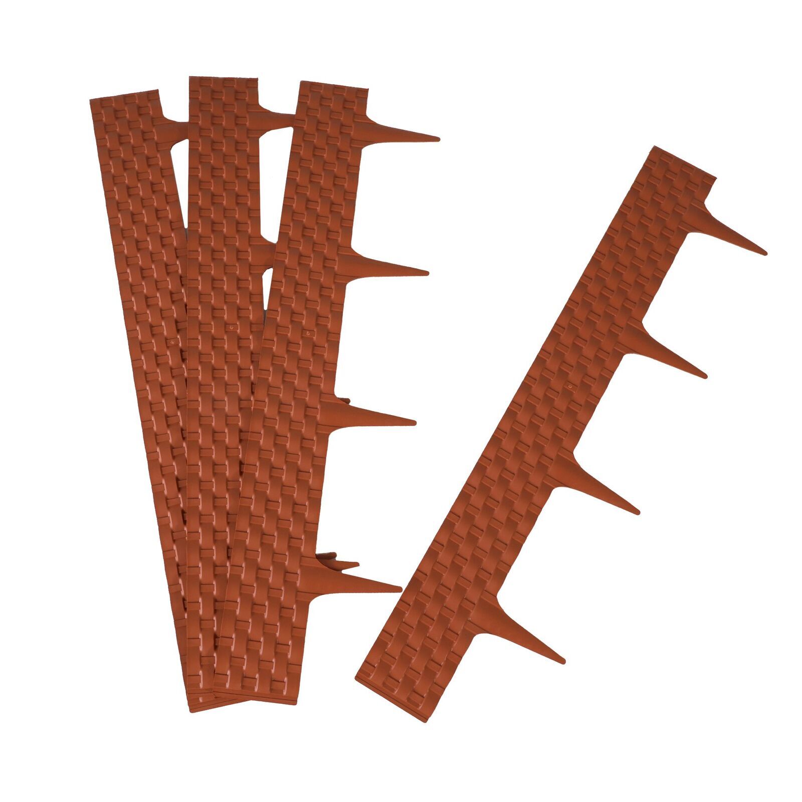 Palisade, Rattan-Optik, terracotta, biegbar, Beetabgrenzung GP-08019 Palisade, Rattan-Optik, terracotta, biegbar, Beetabgrenzung GP-08019