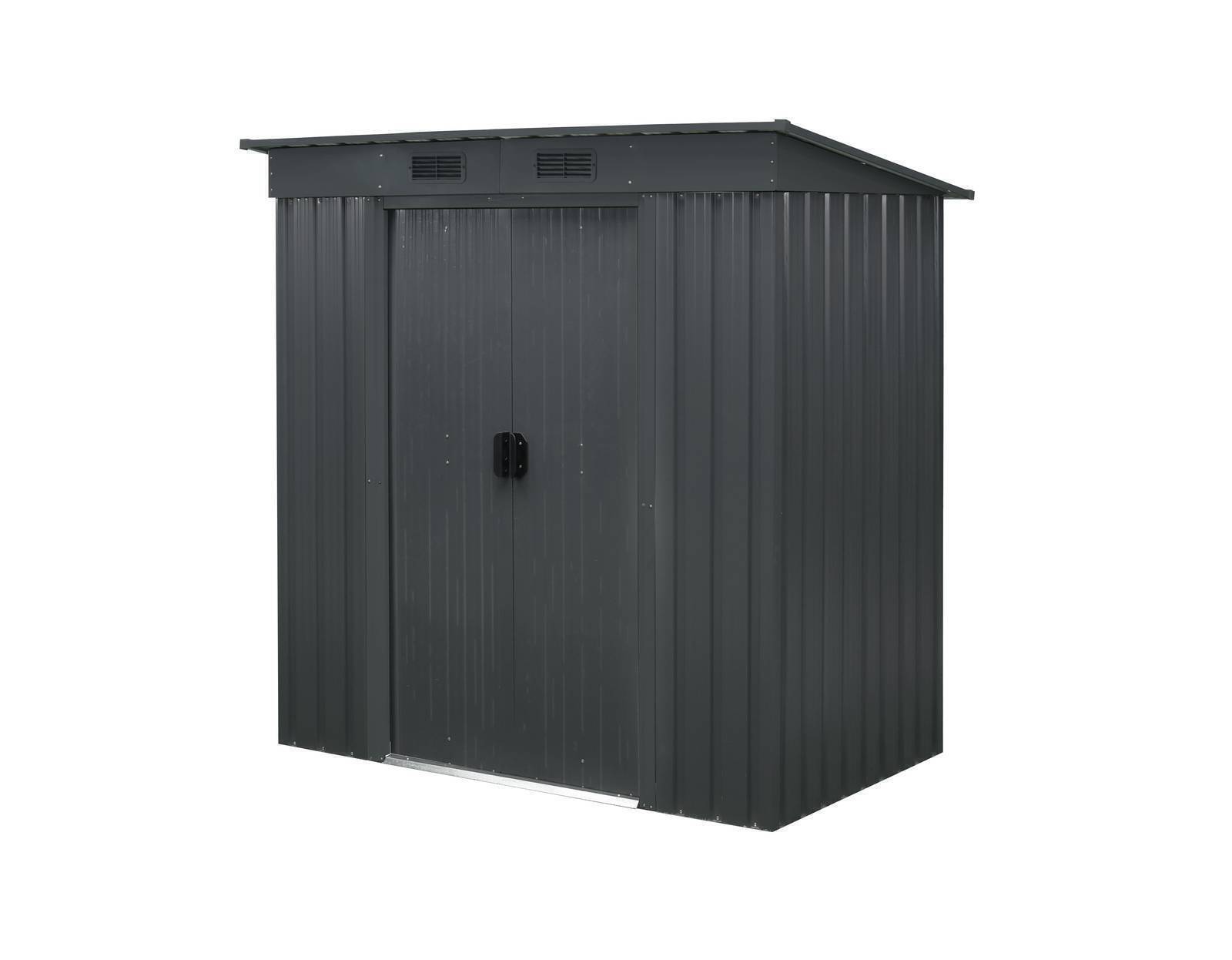 Gerätehaus LEIPZIG aus Metall, Geräteschuppen mit Schiebetüren EPH-40003737
