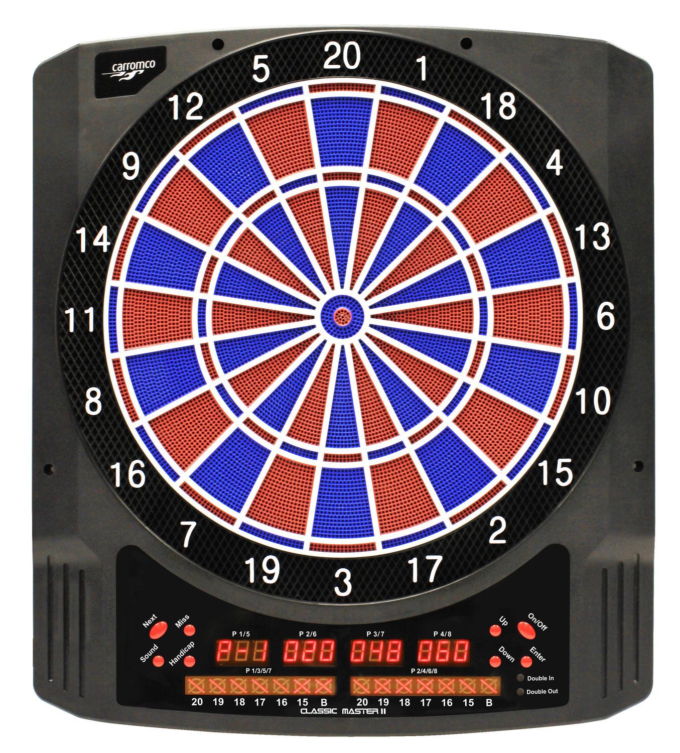 Elektronisches Dartboard CLASSIC MASTER II, 2-Loch CC-92656