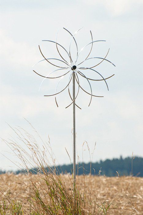 Edelstahl Windspiel Power Flower ST, 60 cm inkl. Stab ca. 180 cm OW2665 Edelstahl Windspiel Power Flower ST, 60 cm inkl. Stab ca. 180 cm OW2665