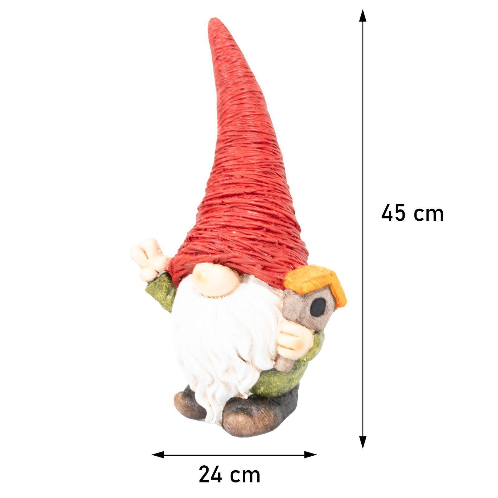 Wichtel 42,5 cm hoch, Weihnachtswichtel aus Magnesia, Gnome HL014 Wichtel 42,5 cm hoch, Weihnachtswichtel aus Magnesia, Gnome HL014