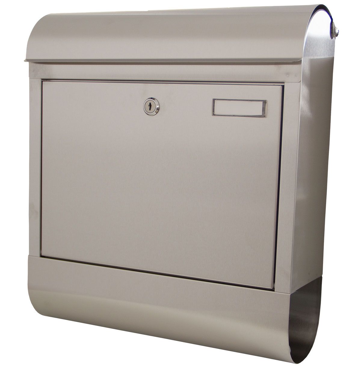 Edelstahl Briefkasten mit Zeitungsfach WE-1761 Edelstahl Briefkasten mit Zeitungsfach WE-1761