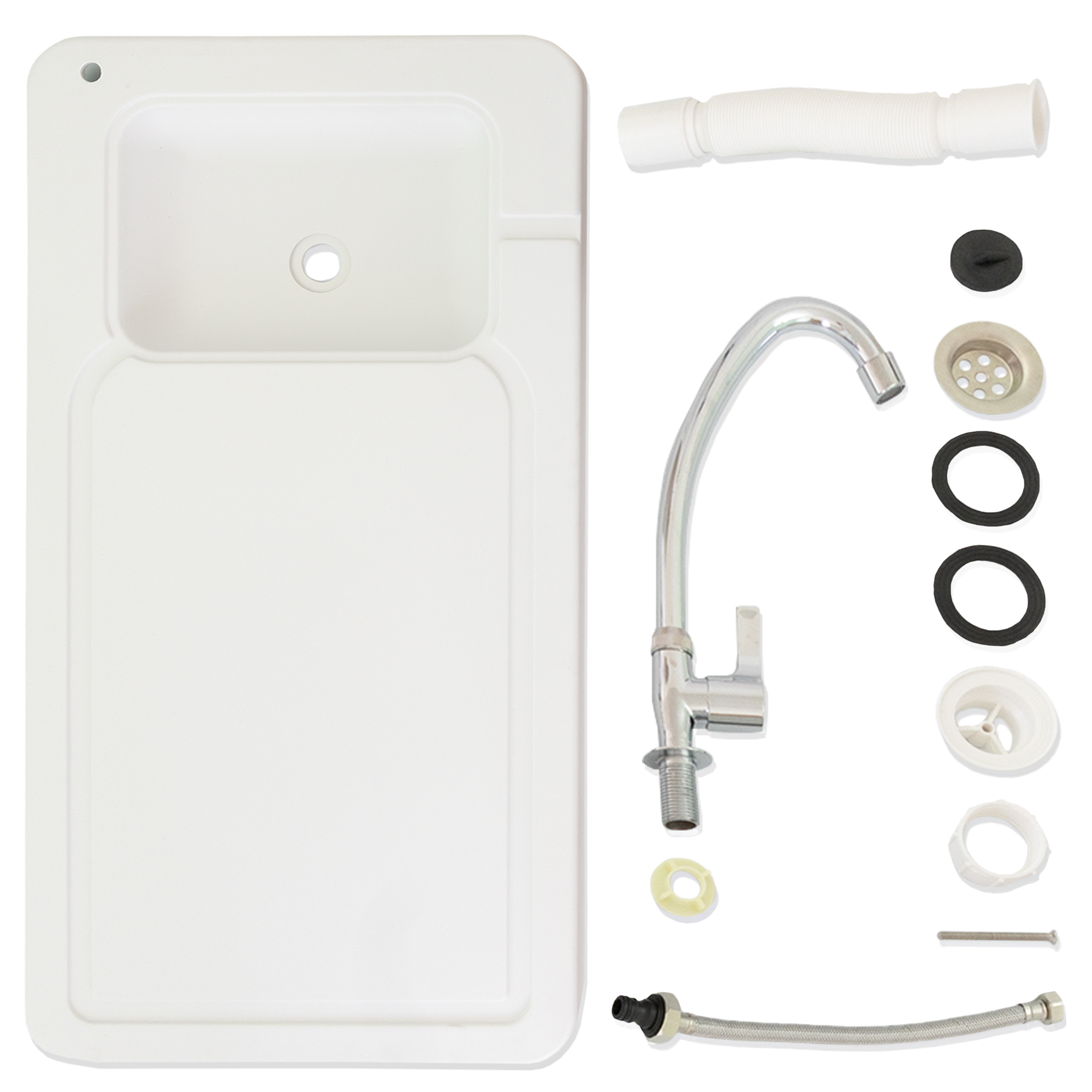 Klappbarer Filetiertisch, Camping Spüle mit Wasserhahn und großer Arbeitsfläche BL115 Klappbarer Filetiertisch, Camping Spüle mit Wasserhahn und großer Arbeitsfläche BL115