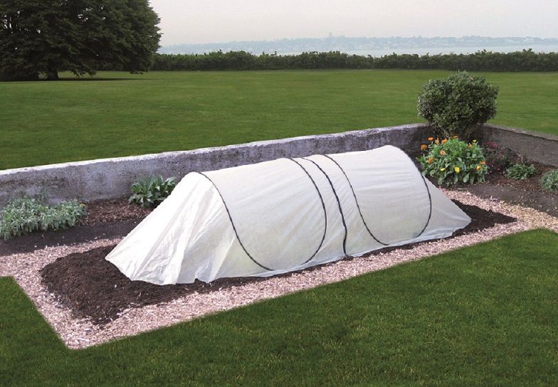 Folientunnel Wintervlies für Beetpflanzen, modular erweiterbarer Pflanztunnel EPH-40000293