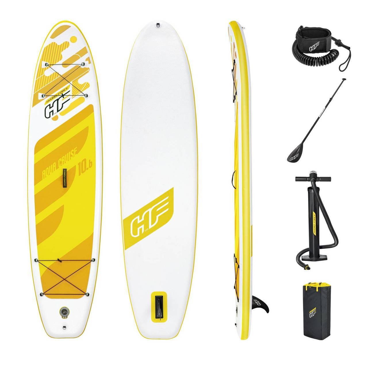Hydro-Force SUP Touring Board-Set Aqua Cruise 320 x 76 x 12 cm mit Paddel 65348_22