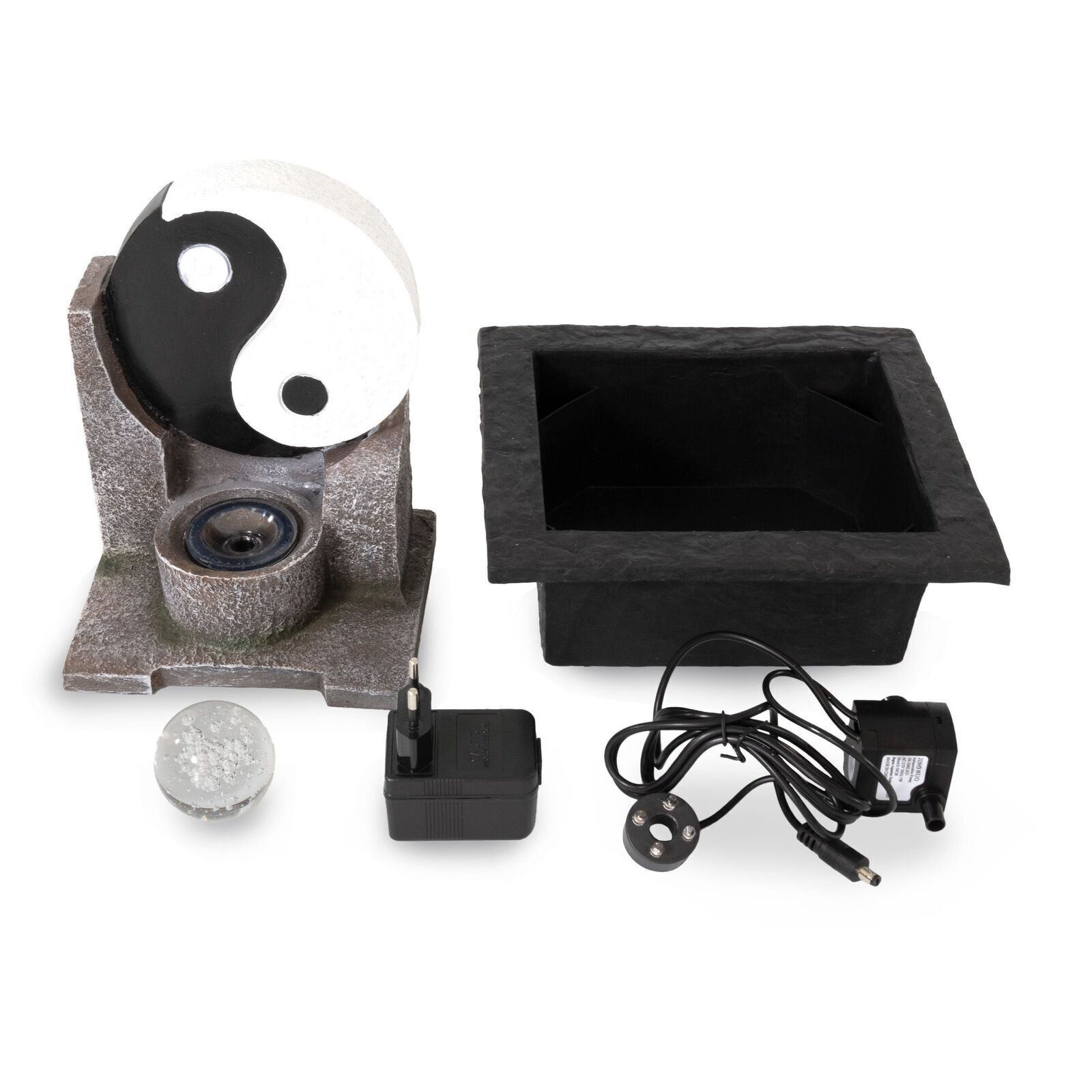 Zimmerbrunnen mit LED-Beleuchtung, Dekobrunnen “Yin Yang” für die Wohnung NA196 Zimmerbrunnen mit LED-Beleuchtung, Dekobrunnen “Yin Yang” für die Wohnung NA196