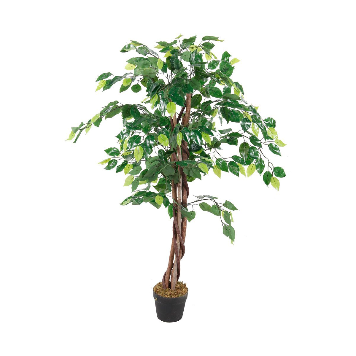 künstlicher Ficus, 115 cm hoch, Kunstpflanze, Dekopflanze LEX-KP100 künstlicher Ficus, 115 cm hoch, Kunstpflanze, Dekopflanze LEX-KP100