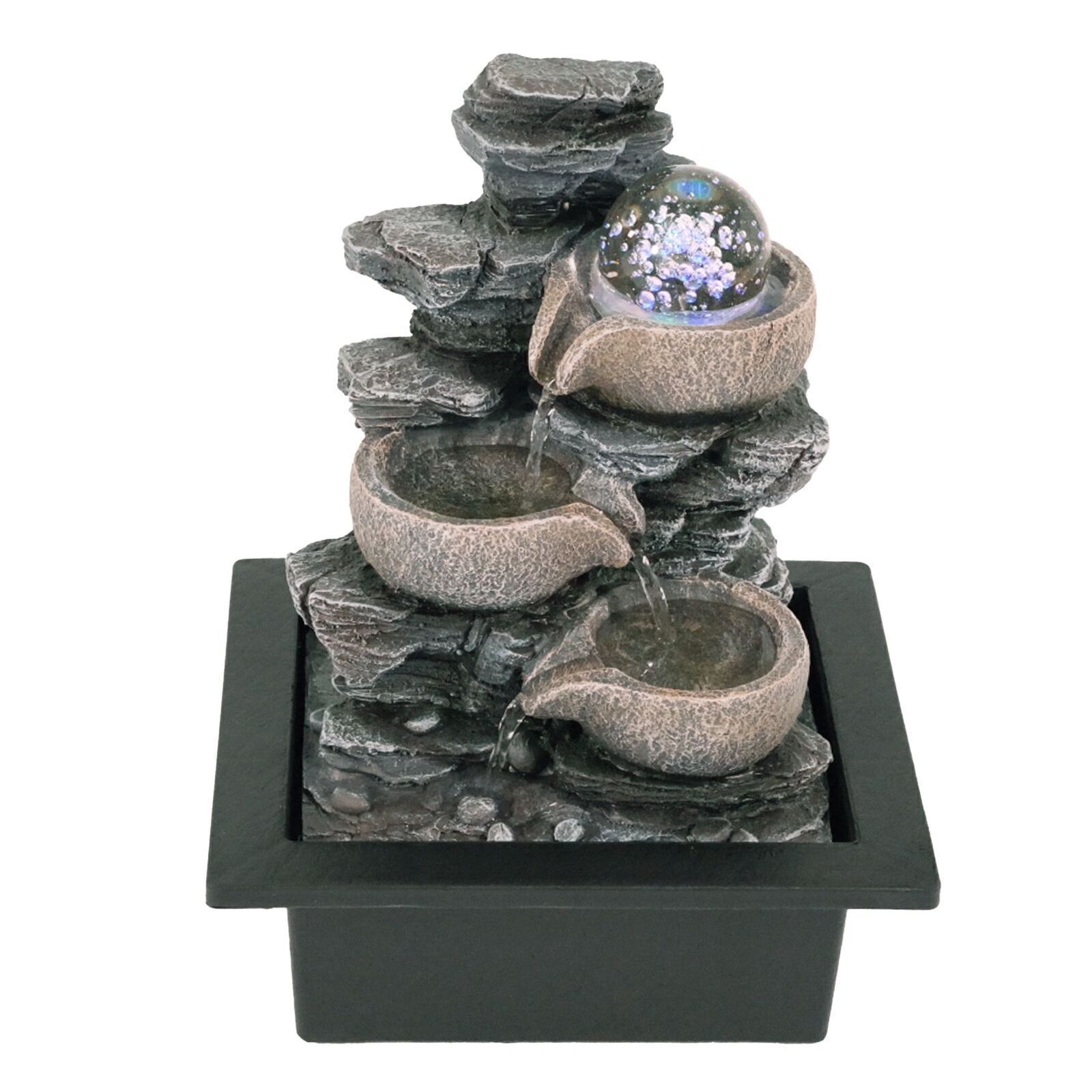 Zimmerbrunnen mit LED-Beleuchtung, Dekobrunnen “Felswand” für die Wohnung NA190 Zimmerbrunnen mit LED-Beleuchtung, Dekobrunnen “Felswand” für die Wohnung NA190