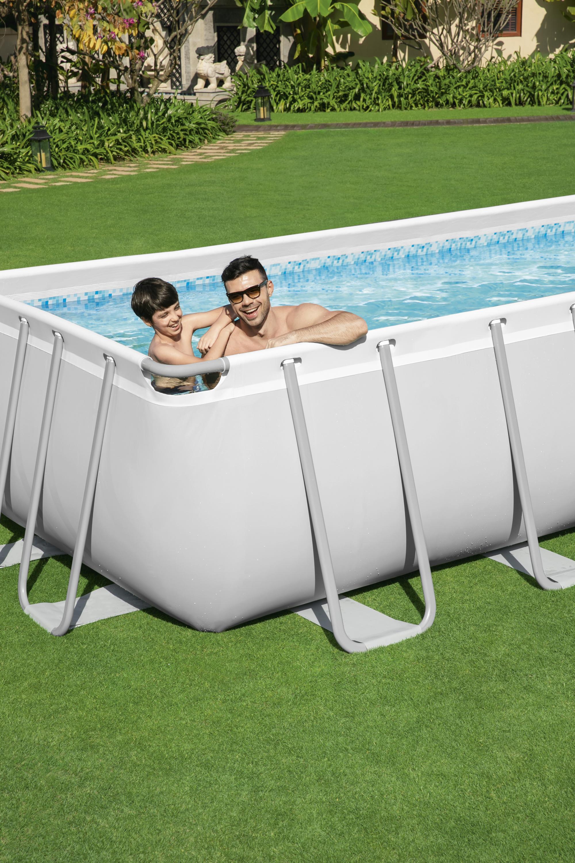 Bestway Pool Komplett-Set Power Steel mit Sandfilteranlage, 549 x 274 x 122 cm 56466_22 Bestway Pool Komplett-Set Power Steel mit Sandfilteranlage, 549 x 274 x 122 cm 56466_22