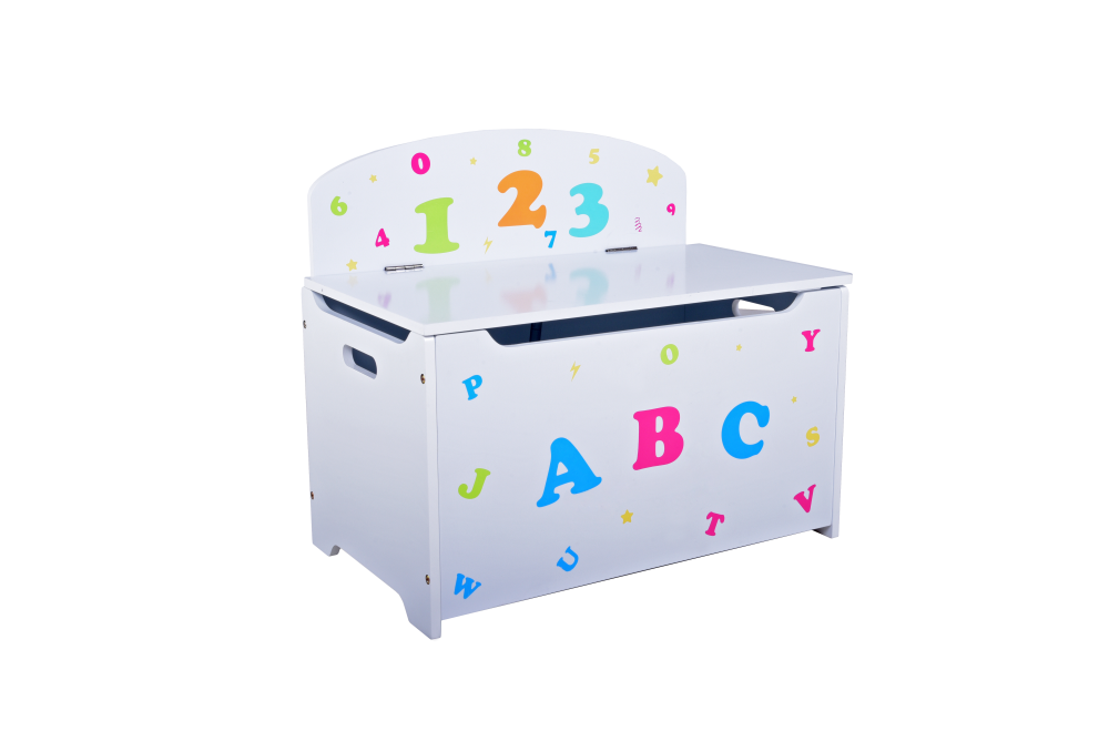 Kinder-Truhenbank ABC Design, Spielzeugkiste, Kindersitzbank, Aufbewahrungstruhe HI-314727 Kinder-Truhenbank ABC Design, Spielzeugkiste, Kindersitzbank, Aufbewahrungstruhe HI-314727