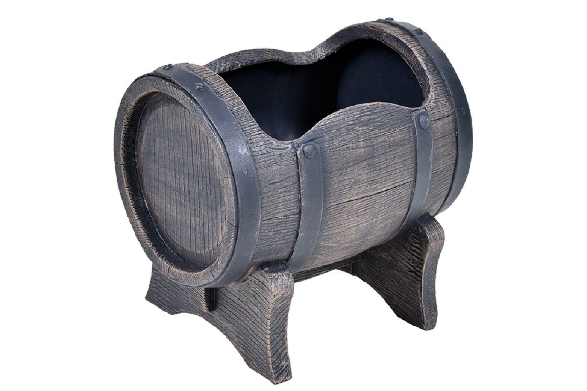 Pflanzkübel SALSA, Fass, Holz-Optik RT-6699 Pflanzkübel SALSA, Fass, Holz-Optik RT-6699