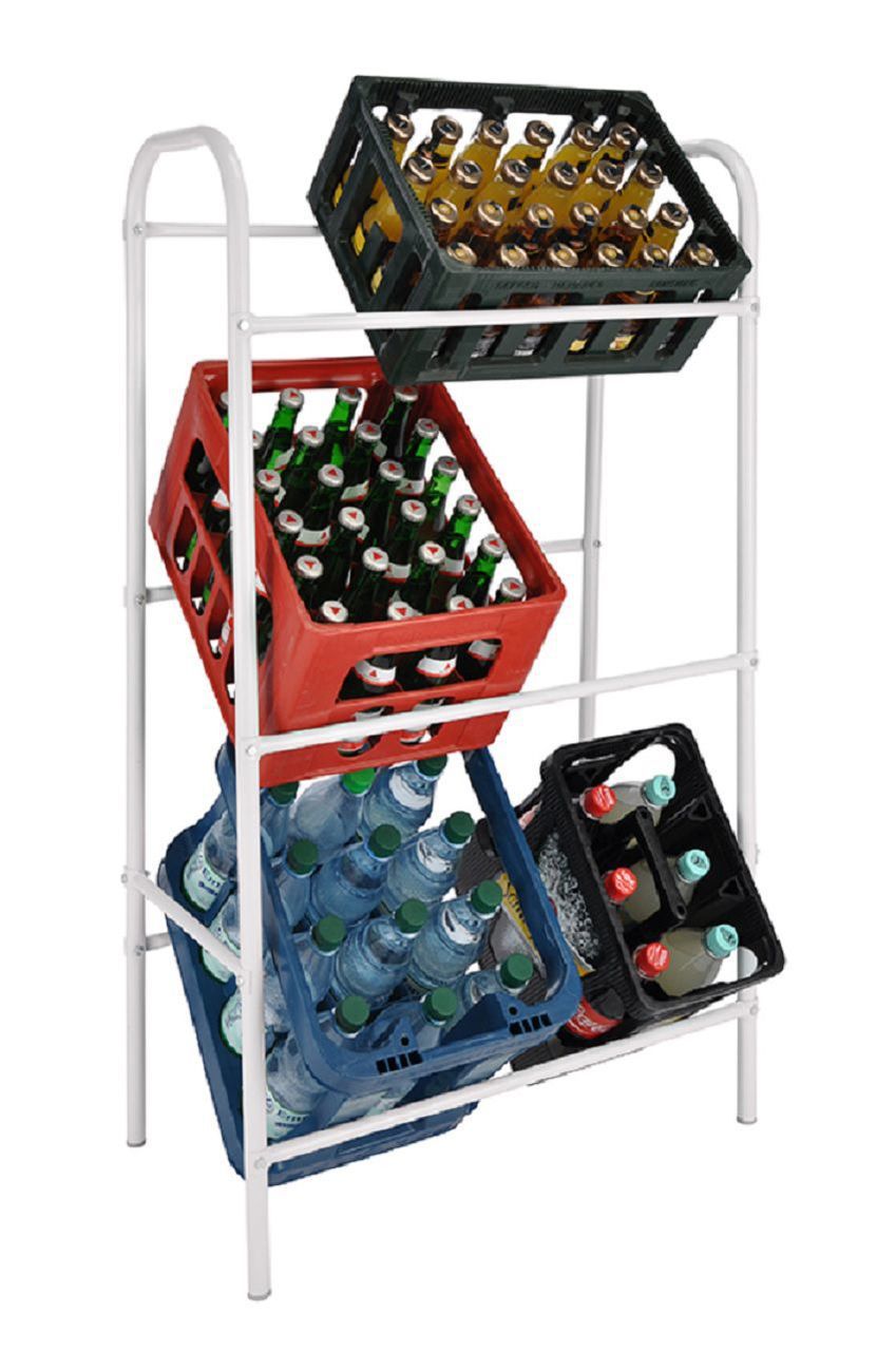 Getränkekistenregal für 6 Kisten, Flaschenregal, Kistenständer HH-40471 Getränkekistenregal für 6 Kisten, Flaschenregal, Kistenständer HH-40471