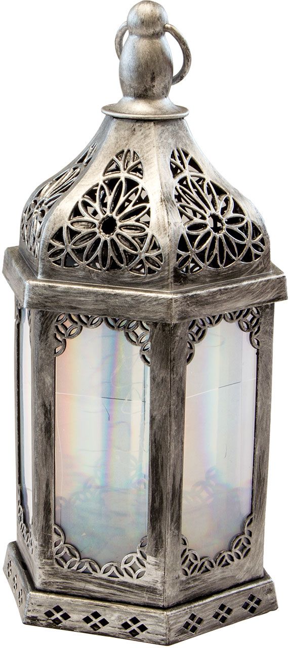 Laterne mit 8 drehenden LEDs, Sterneneffekt, LED Leuchte TL-6075