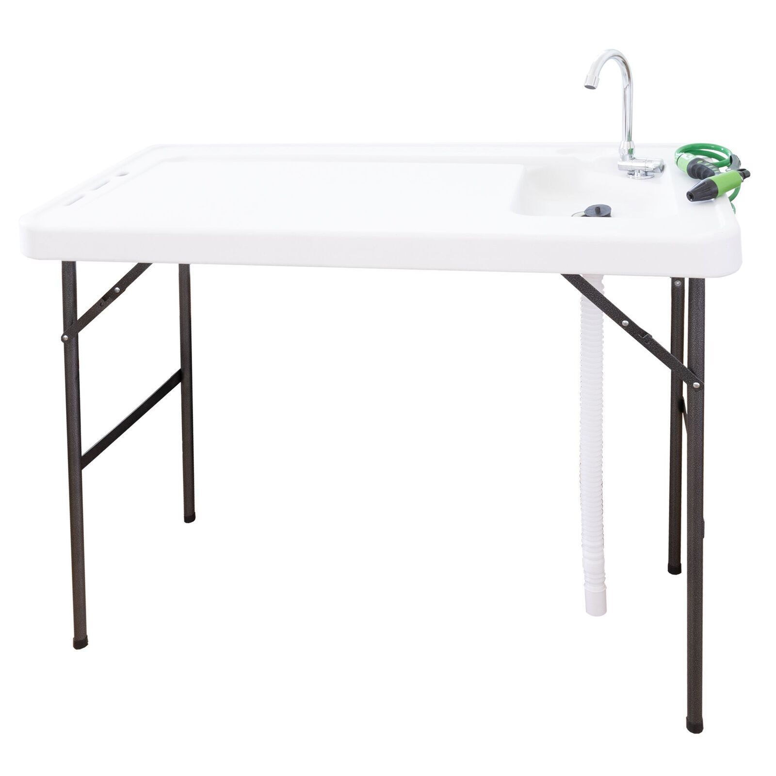 Klappbarer Filetiertisch, Camping Spüle mit Sprühdüse und Wasserhahn BL118 Klappbarer Filetiertisch, Camping Spüle mit Sprühdüse und Wasserhahn BL118