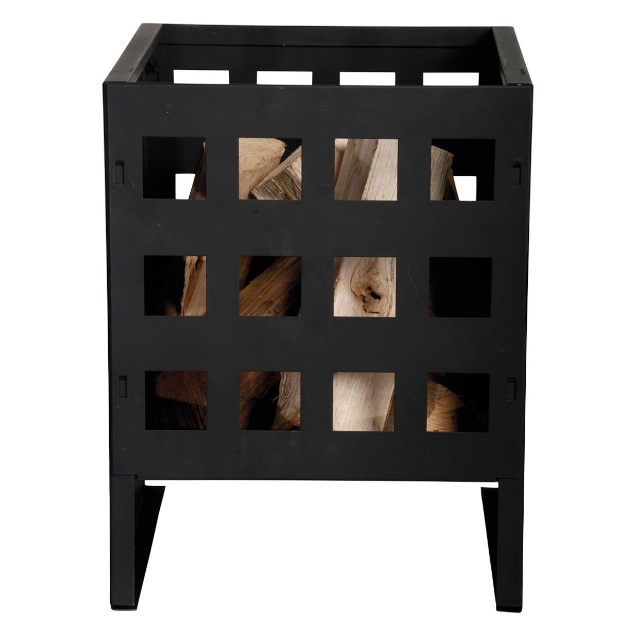 Feuerkorb aus Stahl, eckig, Feuerstelle ES-FF87 Feuerkorb aus Stahl, eckig, Feuerstelle ES-FF87